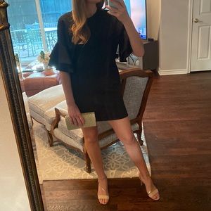 XS Miami brand bell sleeve dress from Francesca’s.